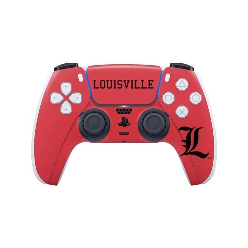 Skinit Decal Gaming Skin compatible avec le contrôleur PS5 - Design sous licence officielle des Cardinals de l'Université de Lou