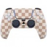 Skinit Decal Gaming Skin Compatible avec la manette PS5 - Motif à carreaux neutres