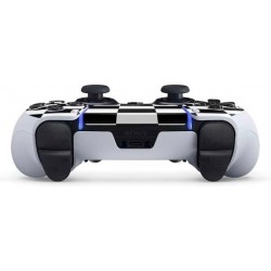 Skinit Decal Gaming Skin Compatible avec la manette PS5 DualSense Edge Pro - Motif à carreaux noir et blanc