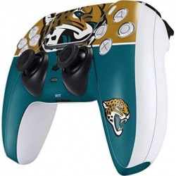 Skinit Decal Gaming Skin Compatible avec le contrôleur PS5 - Design de bloc de zone Jacksonville Jaguars NFL sous licence offici