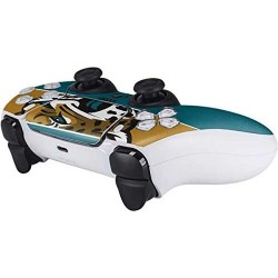 Skinit Decal Gaming Skin Compatible avec le contrôleur PS5 - Design de bloc de zone Jacksonville Jaguars NFL sous licence offici