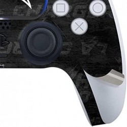 Skinit Gaming Decal Skin Compatible avec PS5 et Compatible avec le contrôleur DualSense PS5 Digital Edition - Design noir et bla