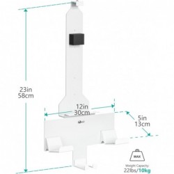 Kit de montage mural WALI pour toutes les PS5, support mural en acier pour PlayStation 5 avec 2 supports de contrôleur détachabl