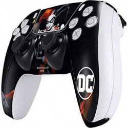 Skinit Decal Gaming Skin Compatible avec PS5 et Compatible avec le contrôleur DualSense PS5 Digital Edition - Design Harley Quin