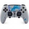 Skinit Decal Gaming Skin Compatible avec le contrôleur PS5 DualSense Edge Pro - Design de grand logo NFL Detroit Lions sous lice