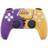 Skinit Decal Gaming Skin Compatible avec le contrôleur PS5 - Design en toile sous licence officielle NBA Los Angeles Lakers