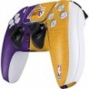 Skinit Decal Gaming Skin Compatible avec le contrôleur PS5 - Design en toile sous licence officielle NBA Los Angeles Lakers