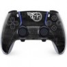 Skinit Decal Gaming Skin Compatible avec le contrôleur PS5 DualSense Edge Pro - Design noir et blanc sous licence officielle NFL