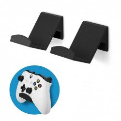 BRAINWAVZ Support mural pour manette de jeu (lot de 2) pour XBOX, PS5, SERIES X, ONE, PS4, PS3, SWITCH, NINTENDO, PC et plus, co