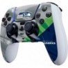 Skinit Decal Gaming Skin Compatible avec le contrôleur PS5 DualSense Edge Pro - Design sous licence officielle NFL Seattle Seaha