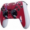 Skinit Decal Gaming Skin Compatible avec le contrôleur PS5 DualSense Edge Pro - Design de grand logo NBA Miami Heat sous licence