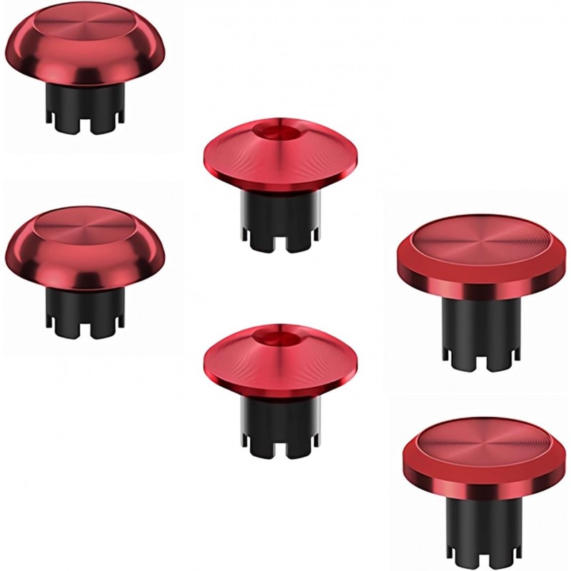 Manettes de rechange en métal pour manette PS5 Edge 6 en 1 - Manettes de joystick analogiques interchangeables - Accessoires (ro