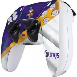 Skinit Decal Gaming Skin compatible avec le contrôleur PS5 - Design sous licence officielle NFL Minnesota Vikings