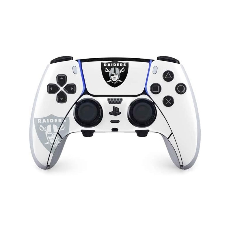 Skinit Decal Gaming Skin Compatible avec le contrôleur PS5 DualSense Edge Pro - Design double vision des Las Vegas Raiders sous 