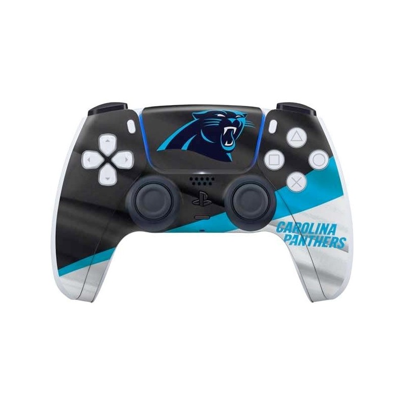 Skinit Decal Gaming Skin Compatible avec le contrôleur PS5 - Design sous licence officielle NFL Carolina Panthers