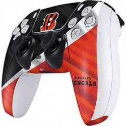 Skinit Gaming Decal Skin compatible avec PS5 et compatible avec le contrôleur DualSense PS5 Digital Edition - Design NFL Cincinn