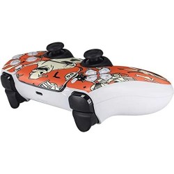 Skinit Decal Gaming Skin Compatible avec le contrôleur PS5 - Motif imprimé du personnage Disney L'Étrange Noël de Monsieur Jack 