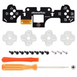 Kit de clics faciaux eXtremeRate V3 pour manette PS5 BDM-010 BDM-020 Boutons faciaux, interrupteur tactile en silicone dur perso