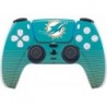 Skinit Decal Gaming Skin Compatible avec le contrôleur PS5 - Design Breakaway des Miami Dolphins sous licence officielle de la N