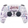 Skinit Decal Gaming Skin Compatible avec le contrôleur PS5 - Design historique Blast NBA LA Lakers sous licence officielle