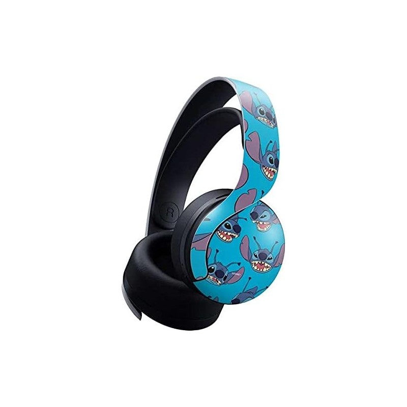 Skinit Decal Gaming Skin Compatible avec le casque sans fil Pulse 3D pour PS5 - Motif d'expression du visage Disney Lilo et Stit