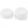 HOMSFOU Lot de 2 poignées de pouce pour manette de jeu PS4PS5 Blanc