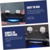 HOMSFOU Lot de 2 poignées de pouce pour manette de jeu PS4PS5 Blanc