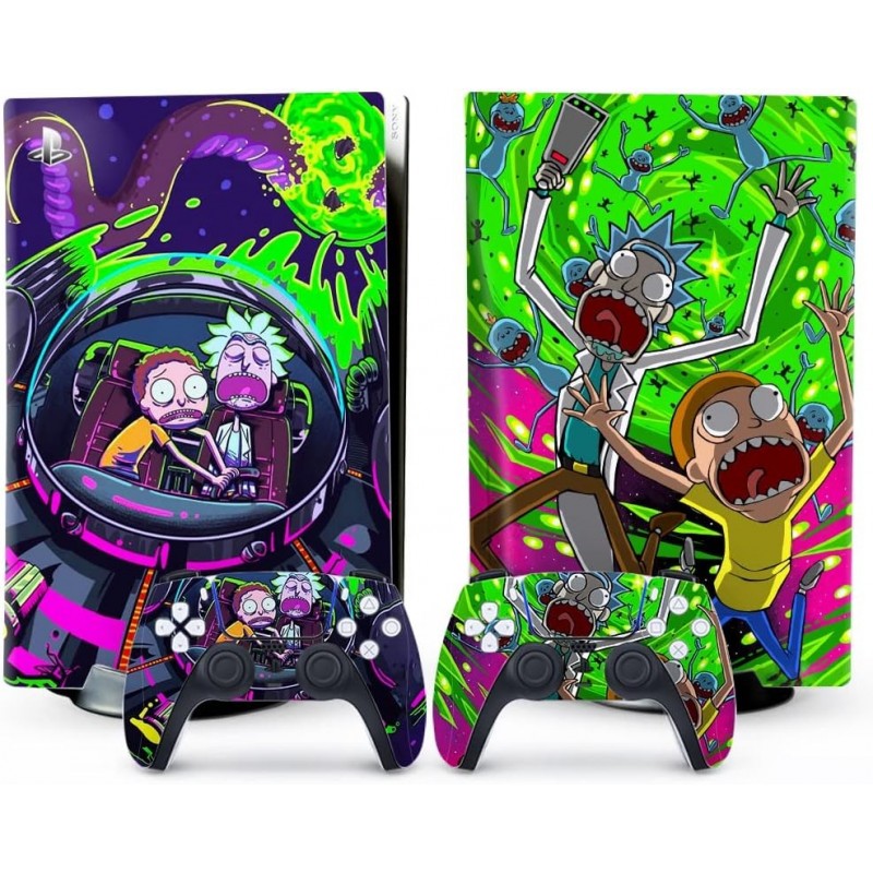 Skin PS5 - Édition disque Accessoires de console et de contrôleur Anime Skins de couverture Skin de contrôleur PS5 Cadeau Skins 