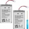 Batterie pour contrôleur PS5, 2 packs 3,65 V 5000 mAh Li-ion LIP1708 Batterie de remplacement compatible avec le contrôleur sans