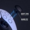 eXtremeRate Edge Sticks Manettes interchangeables pour manette PS5, joystick analogique de remplacement noir personnalisé interc