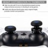 Extension de joystick FPS et housse de poignée en caoutchouc et silicone pour manette PS5 Dualsenese et PS4 (Ghost Blued)