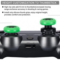 Lot de 2 rallonges de joystick FPS et housse de poignée en caoutchouc et silicone à texture 3D pour manette PS5 Dualsenese et PS