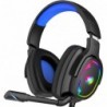 Casque de jeu pour PC/PS4/PS5/Xbox One/Switch, casque de jeu avec son surround stéréo et micro flexible antibruit, casque d'ordi