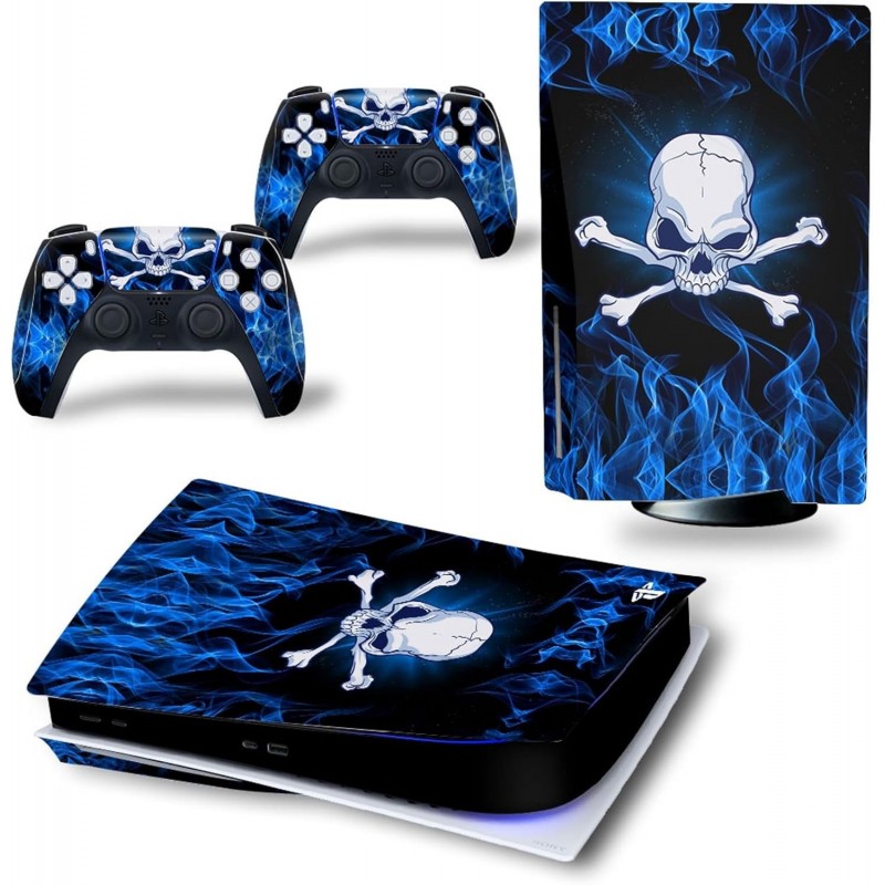 pour le skin du disque Playstation 5 - Y compris le skin du contrôleur PS5 et le skin de la console PS5, le skin de la coque pou