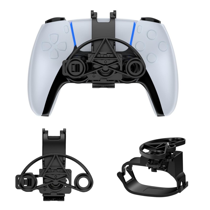 TXW Mini volant de course pour manette de jeu PS5, accessoire de fixation de volant pour manette de jeux de course pour Playstat