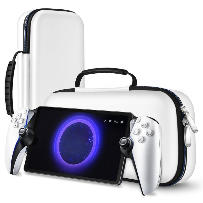 Étui de transport ivoler pour lecteur à distance Playstation Portal pour console PS 5 contient des accessoires, pochette rigide 