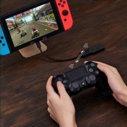 Adaptateur 8Bitdo pour contrôleur de commutation 2 USB sans fil pour Windows, Mac et Raspberry Pi, compatible avec les contrôleu