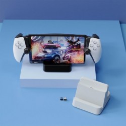 Station de charge HEATFUN pour lecteur à distance PlayStation Portal, support de charge portable PS Portal avec prise de type C,