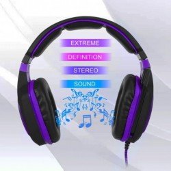 Casque de jeu Anivia avec son surround et basses stéréo pour PS4, PS5, avec microphone, contrôle du volume, suppression du bruit