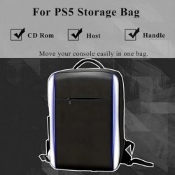 Sac à dos de jeu pour PS5, sac de transport de protection pour PlayStation 5, plusieurs poches