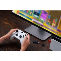 Adaptateur USB sans fil Mcbazel 8Bitdo 2 pour Switch, Windows, Mac et Raspberry Pi, compatible avec Xbox Series X/S, Xbox One, S