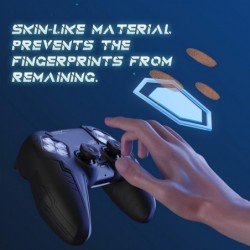 PlayVital Silicone Grip Skin pour manette PS5 - Antidérapant | Matériau en silicone de qualité supérieure Design futuriste Cyber