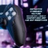 PlayVital Silicone Grip Skin pour manette PS5 - Antidérapant | Matériau en silicone de qualité supérieure Design futuriste Cyber