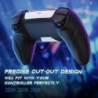 PlayVital Silicone Grip Skin pour manette PS5 - Antidérapant | Matériau en silicone de qualité supérieure Design futuriste Cyber