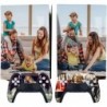 Skin personnalisé personnalisé pour manette de console PS5 avec photos, autocollant en vinyle personnalisé compatible avec Plays