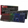 Clavier de jeu Orzly RGB USB filaire Rainbow Claviers conçus pour les joueurs PC, PS4, PS5, ordinateur portable, Xbox, Nintendo 