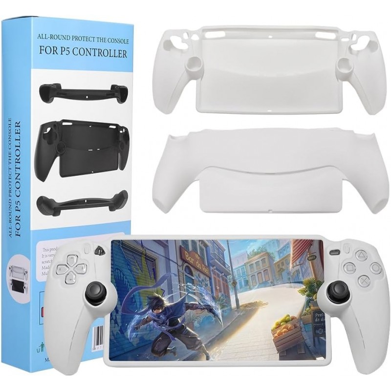 Étui de protection pour Sony PS5 Portal, housse Playstation 5 Portal, design ergonomique, silicone absorbant les chocs, anti-emp