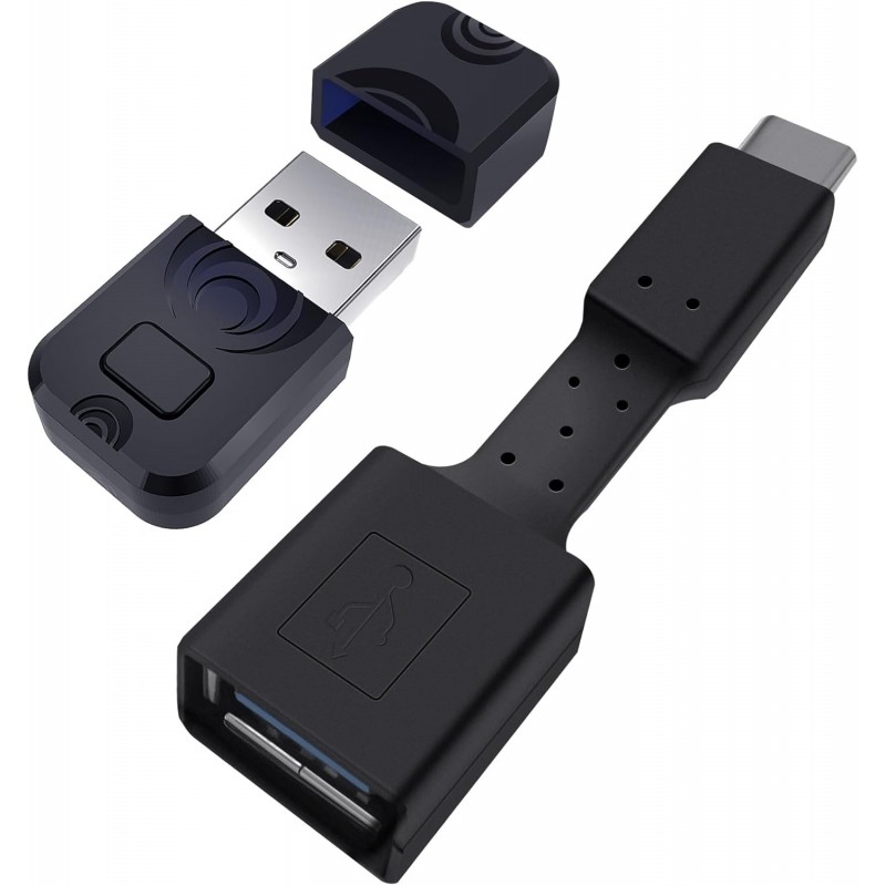 Adaptateur de contrôleur pour contrôleur PS4/contrôleur PS5/commutateur, adaptateur Bluetooth pour PC/Android TV Box/Tesla/Steam