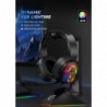 Casque de jeu USB RYR pour PC, casque de jeu avec microphone antibruit, son surround 7.1, lumière RVB, haut-parleurs 50 mm, casq