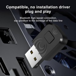 Adaptateur de contrôleur pour contrôleur PS4/contrôleur PS5/commutateur, adaptateur Bluetooth pour PC/Android TV Box/Tesla/Steam